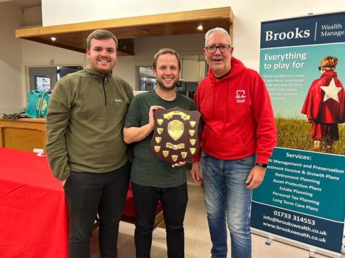 Ravenscroft Investments UK receive shield from British Heart Foundation fundraising manager